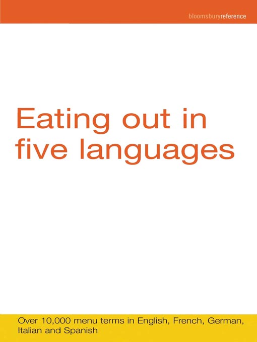 Title details for Eating Out In Five Languages by A&C Black - Available
